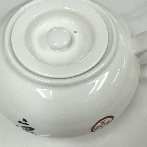 Vintage Chinese porcelain teapot - Picture 2 of 8